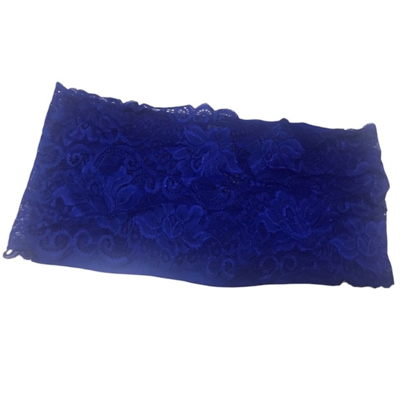 LF Lauemar 💕 Sexy royal blue lace Bandeau bra - Picture 7 of 7